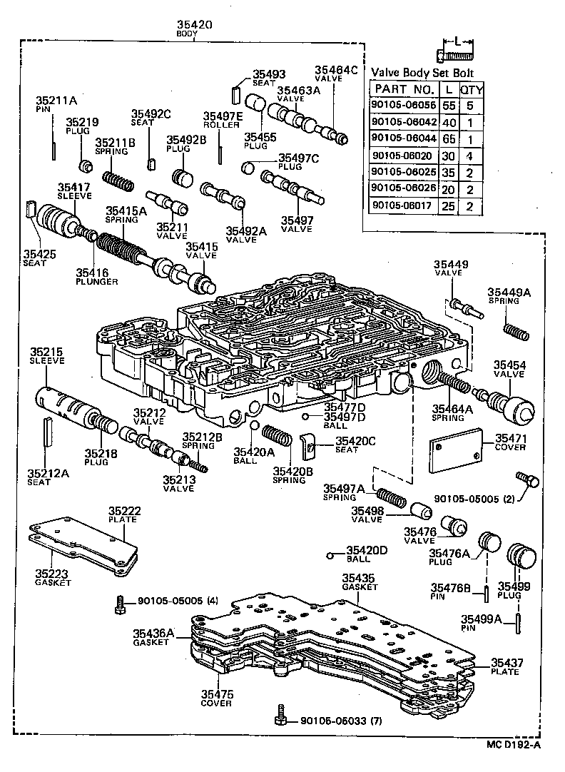 90501-25006 SPRING, COMPRESSION (FOR ACCUMULATOR PISTON NO.1) product image