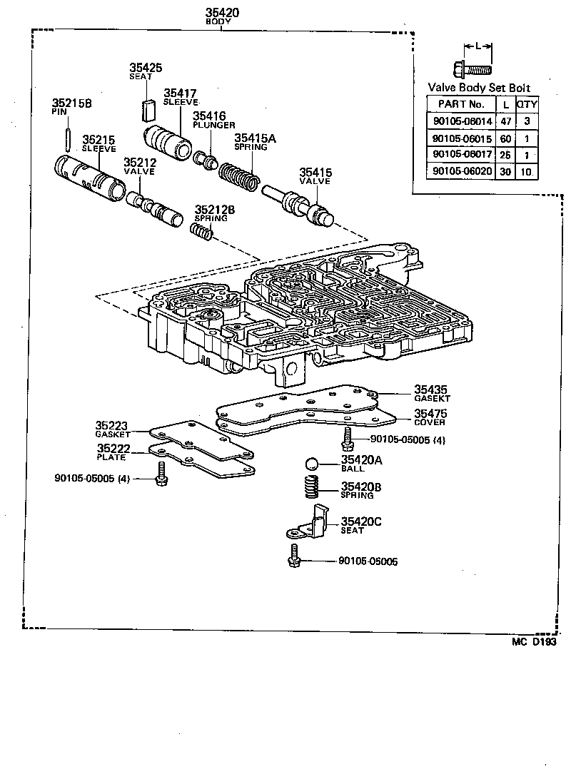 90501-25006 SPRING, COMPRESSION (FOR ACCUMULATOR PISTON NO.1) product image