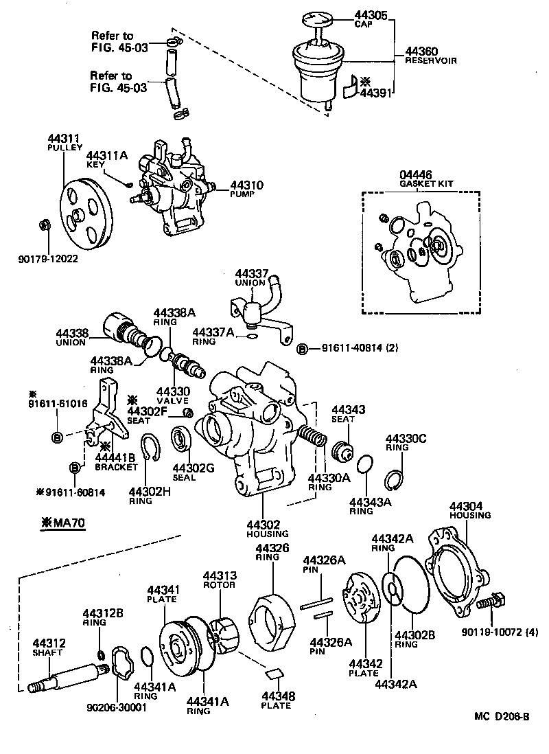 44320-22331 PUMP ASSY, VANE product image