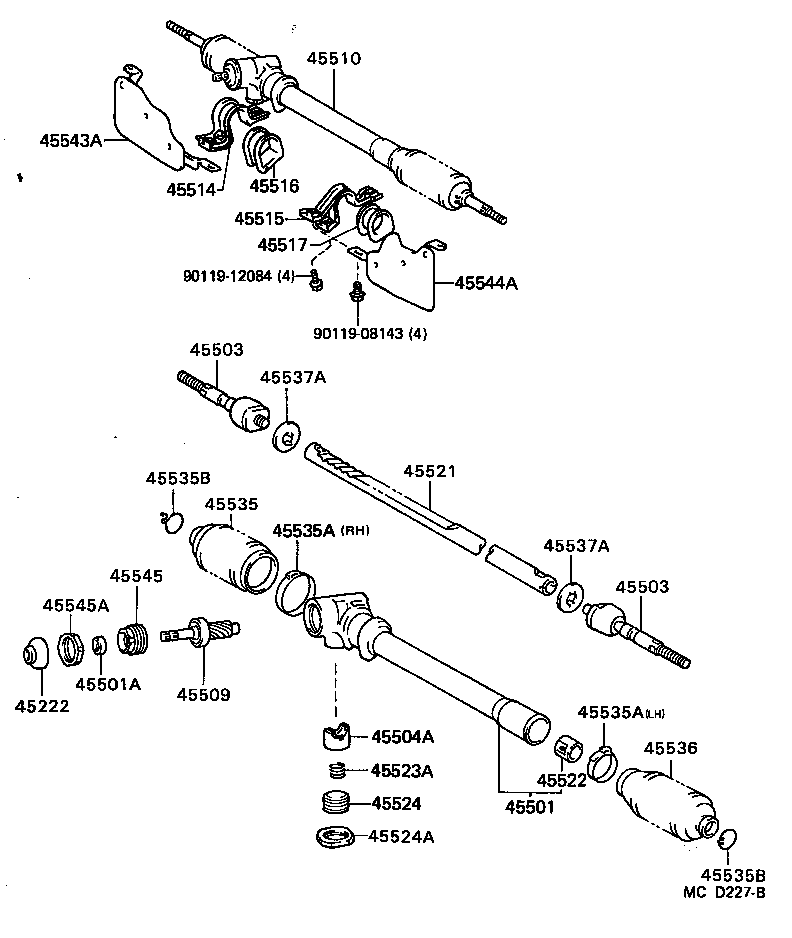 44210-27010 VALVE ASSY, POWER STEERING CONTROL product image