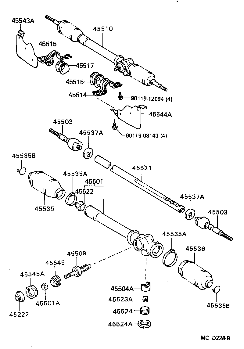 44210-27010 VALVE ASSY, POWER STEERING CONTROL product image
