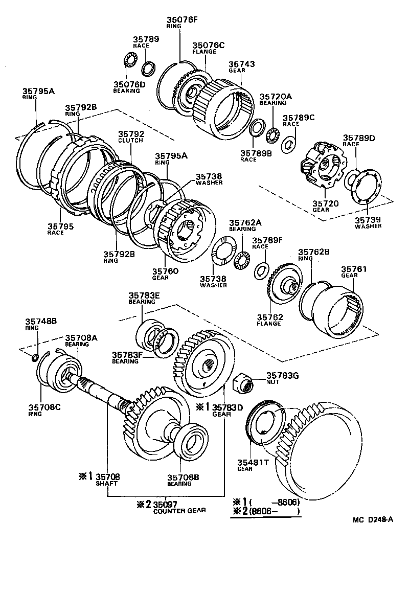 35708-10020 SHAFT SUB-ASSY, INTERMEDIATE product image