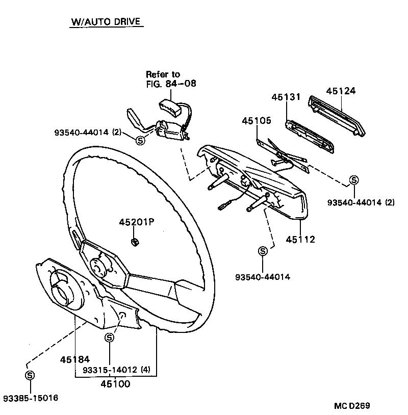 45105-24030 PLATE SUB-ASSY, HORN BUTTON CONTACT, NO.1 product image