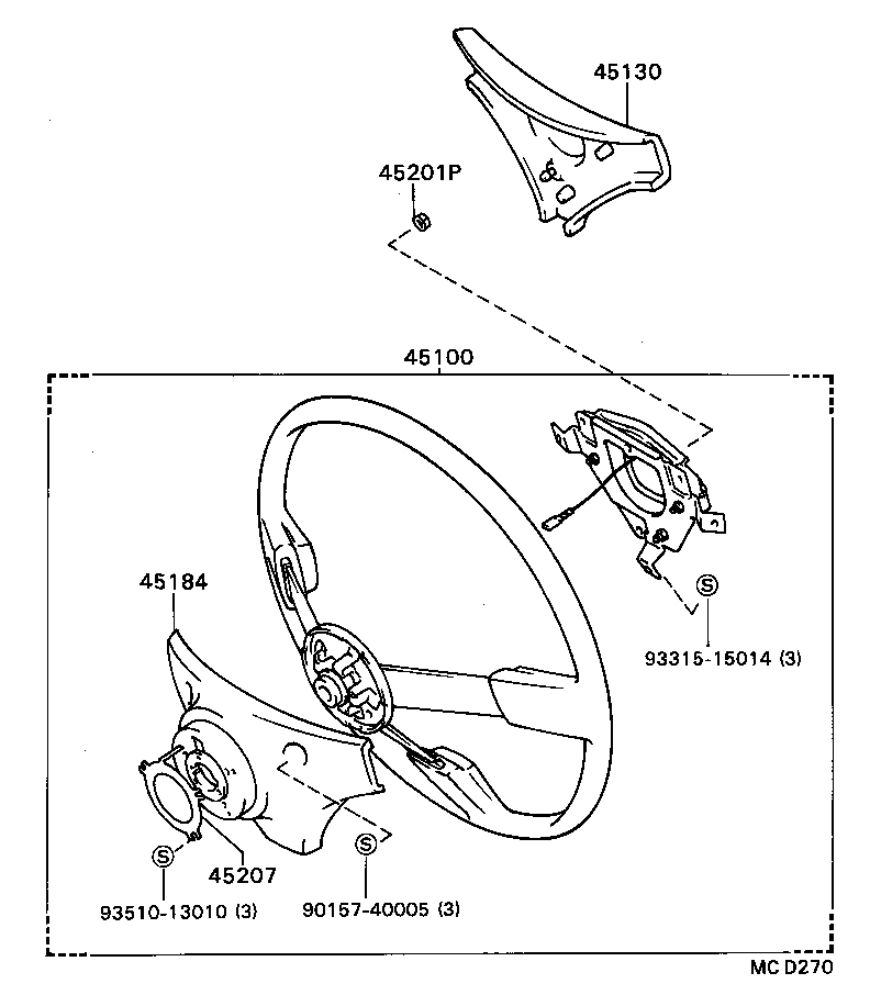 45105-24030 PLATE SUB-ASSY, HORN BUTTON CONTACT, NO.1 product image