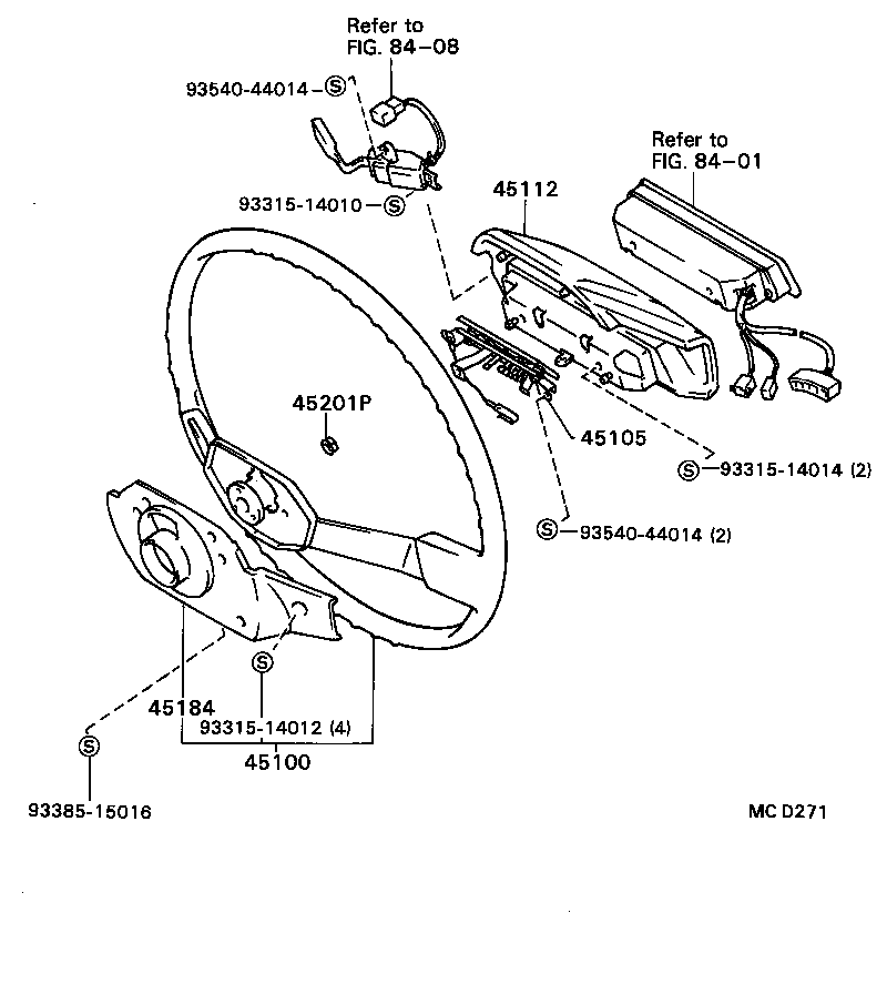 45105-24030 PLATE SUB-ASSY, HORN BUTTON CONTACT, NO.1 product image