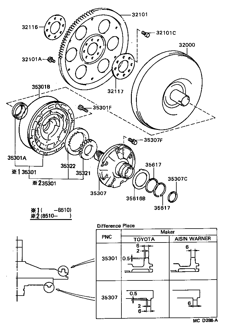 90119-06180 BOLT (FOR STATOR SHAFT) product image