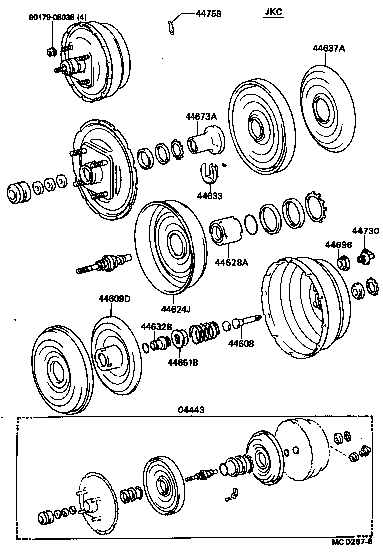 44610-28181 BOOSTER ASSY, BRAKE product image
