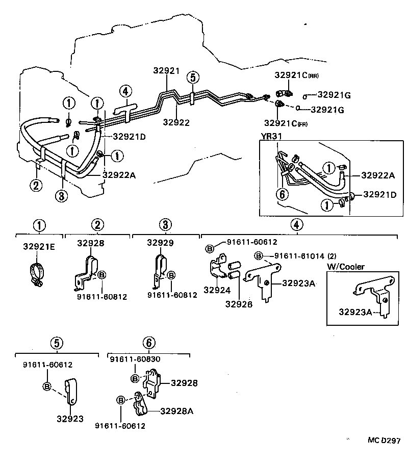 32941-28060 HOSE(FOR OIL COOLER INLET) product image