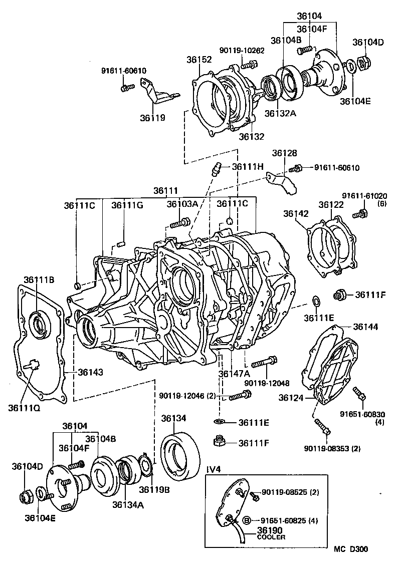 36103-60110 CASE, TRANSFER product image