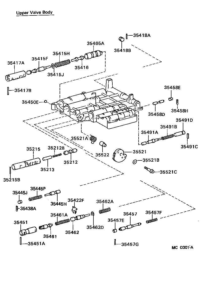 35432-10050 PLATE, VALVE BODY, NO.1 product image