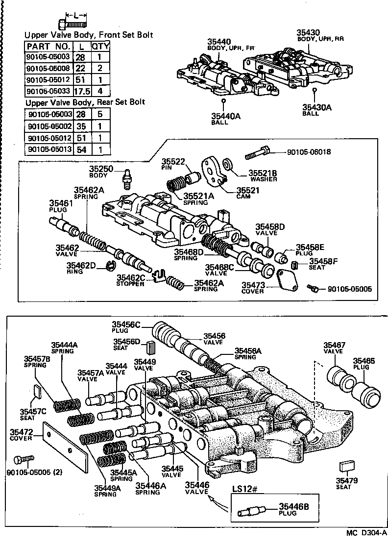 35432-30172 PLATE, VALVE BODY, NO.1 product image