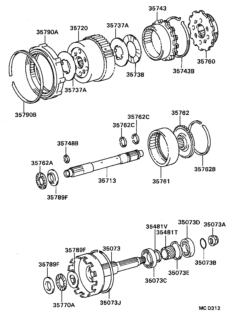 33481-36140 GEAR, SPEEDMETER DRIVE (ATM) product image
