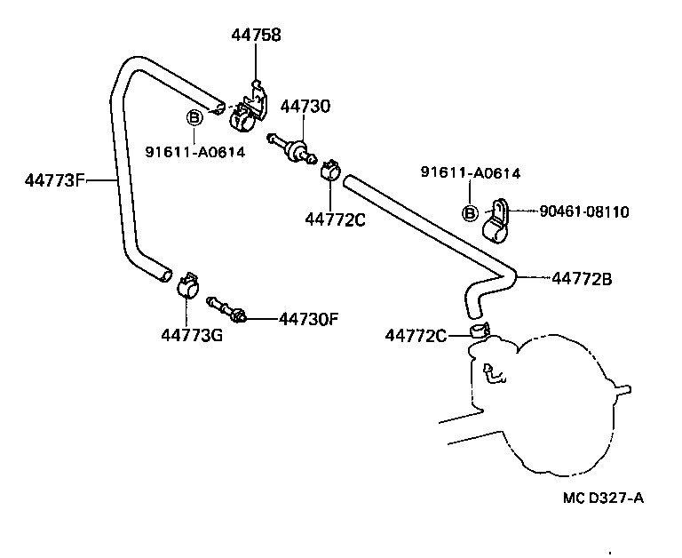 44610-35510 BOOSTER ASSY, BRAKE product image