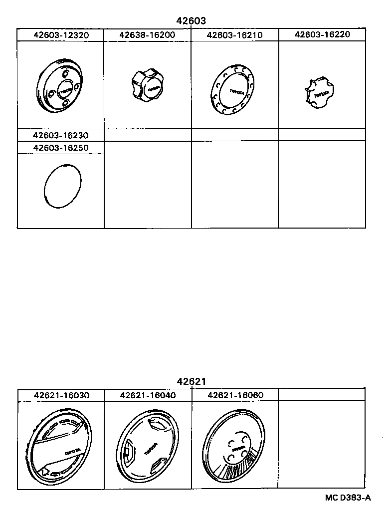 42611-16290 WHEEL, DISC product image