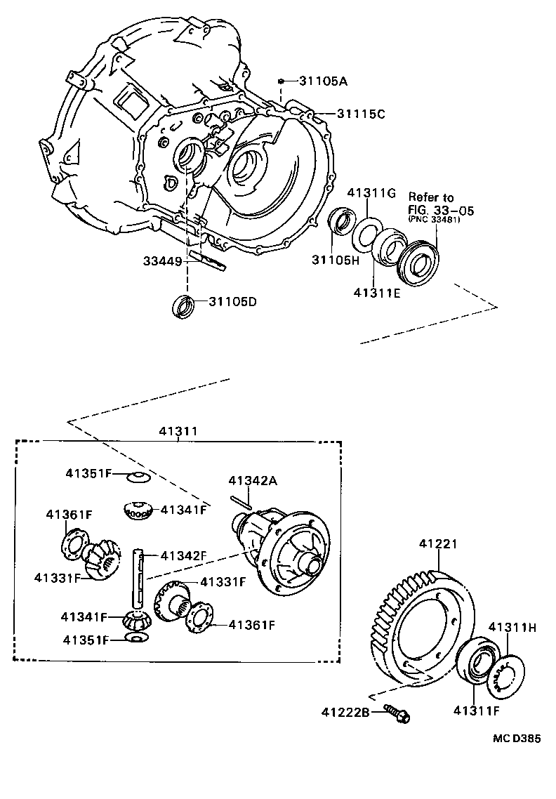41221-10191 GEAR, FRONT DIFFERENTIAL RING product image