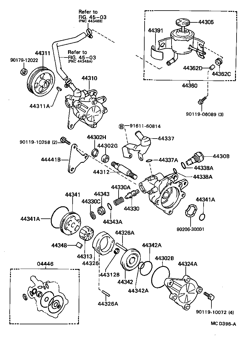 44320-16040 PUMP ASSY, VANE product image