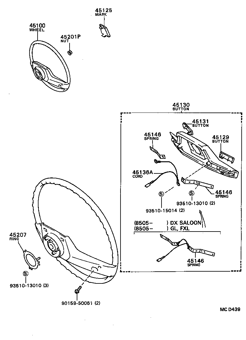 45100-12300-04 WHEEL ASSY, STEERING product image