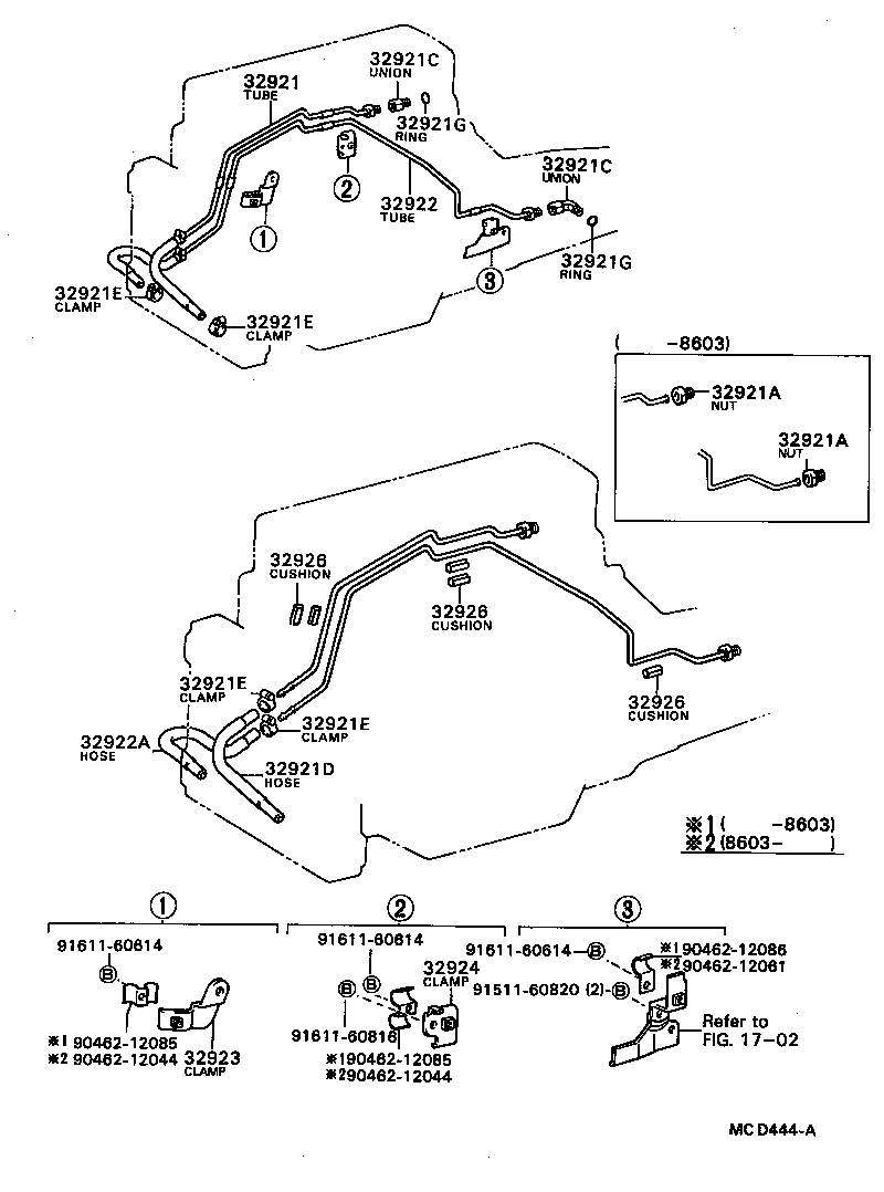 Toyota 90402-14004 NUT, UNION(FOR OIL COOLER TUBE)