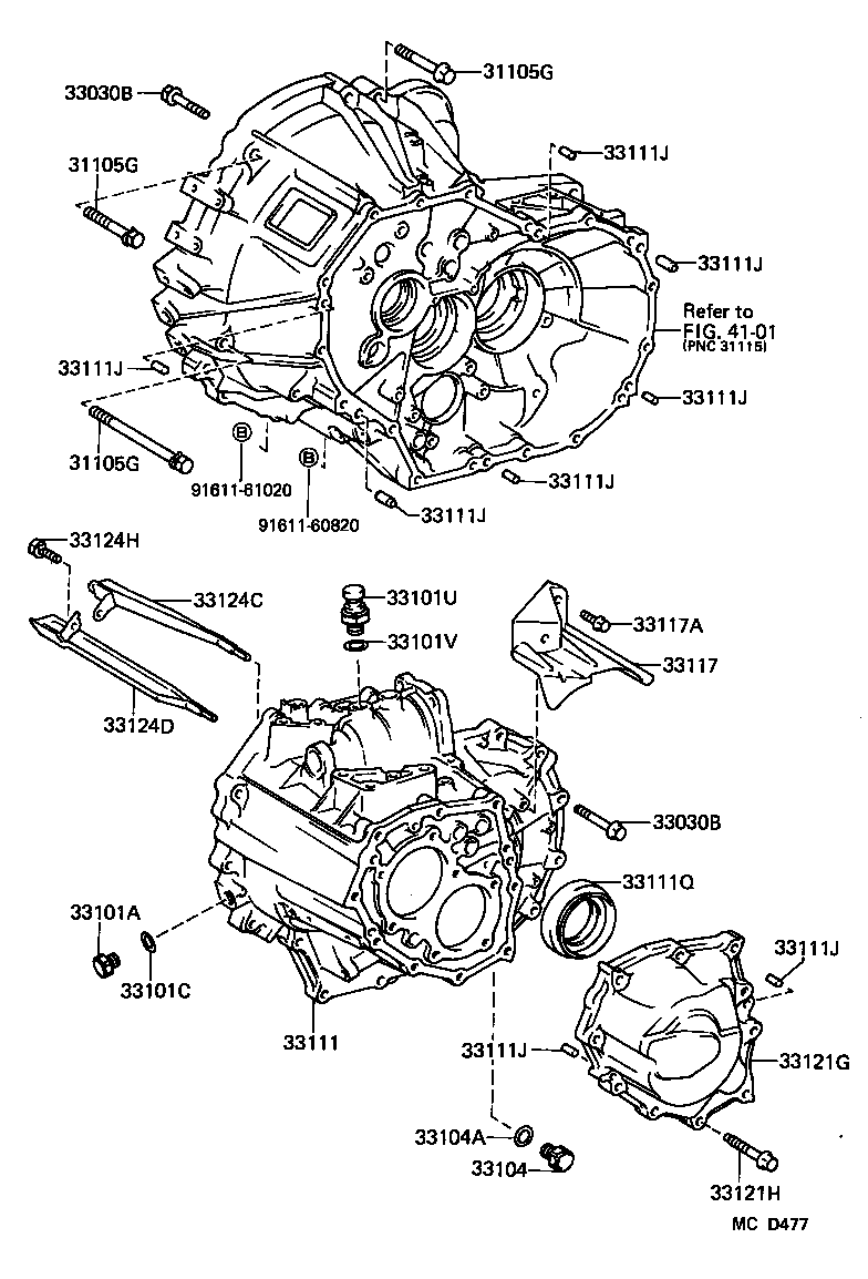 90119-12109 BOLT(FOR TRANSAXLE CASE & ENGINE SETTING) product image