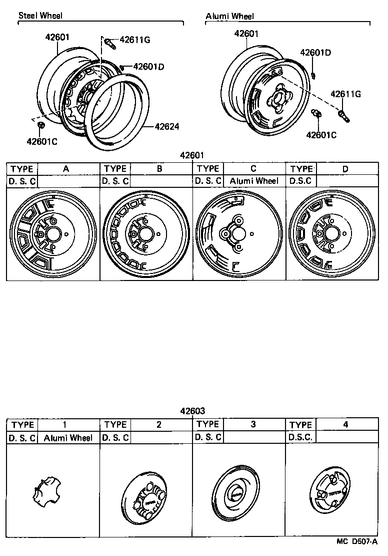 Toyota 42603-17010 ORNAMENT SUB-ASSY, WHEEL HUB