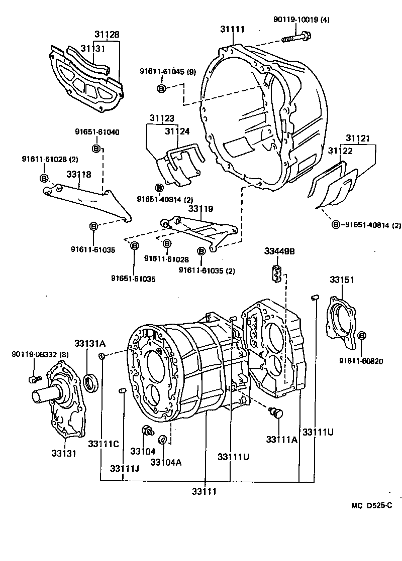 Toyota 90341-18026 PLUG, MANUAL TRANSMISSION CASE