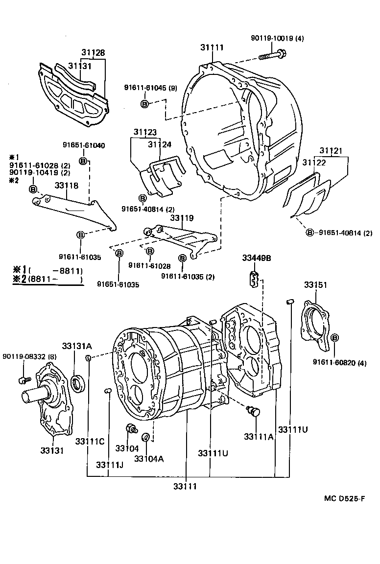 31111-14110 HOUSING, CLUTCH product image