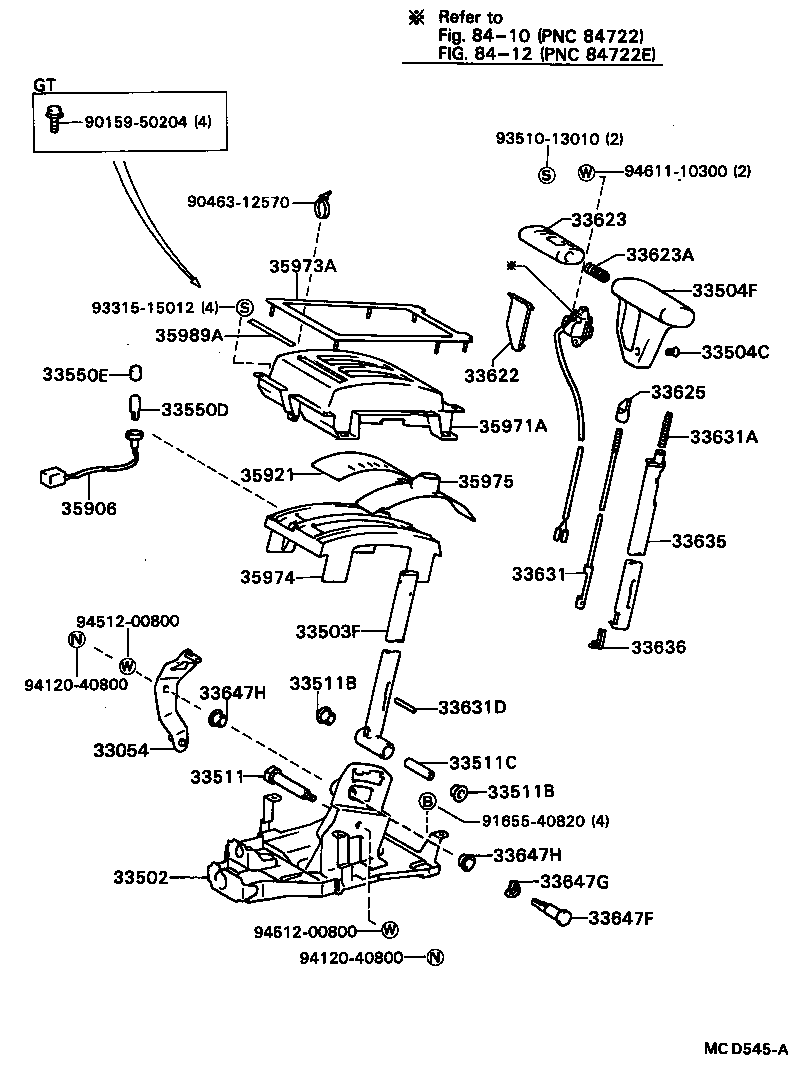 33504-14070-32 KNOB SUB-ASSY, SHIFT LEVER product image