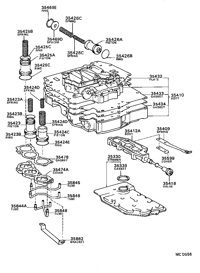 90501-19004 SPRING, COMPRESSION (FOR C-0 ACCUMULATOR PISTON) product image