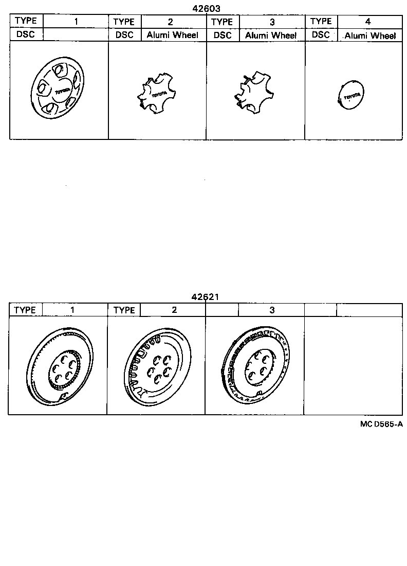42611-32110 WHEEL, DISC product image