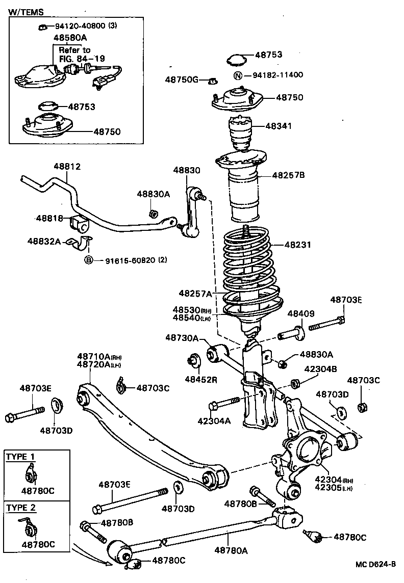 48231-32400 SPRING, COIL, REAR product image