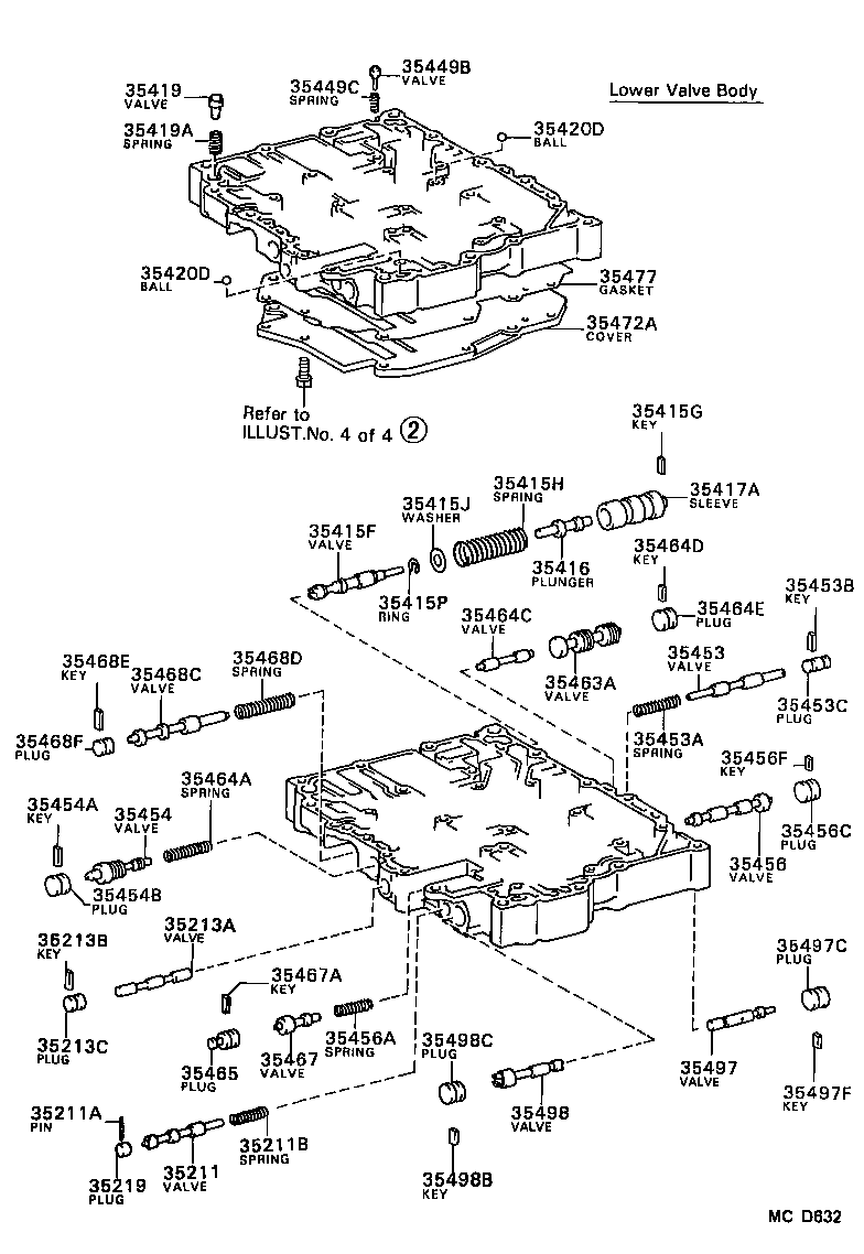 90501-26014 SPRING, COMPRESSION (FOR B-2 ACCUMULATOR PISTON) product image