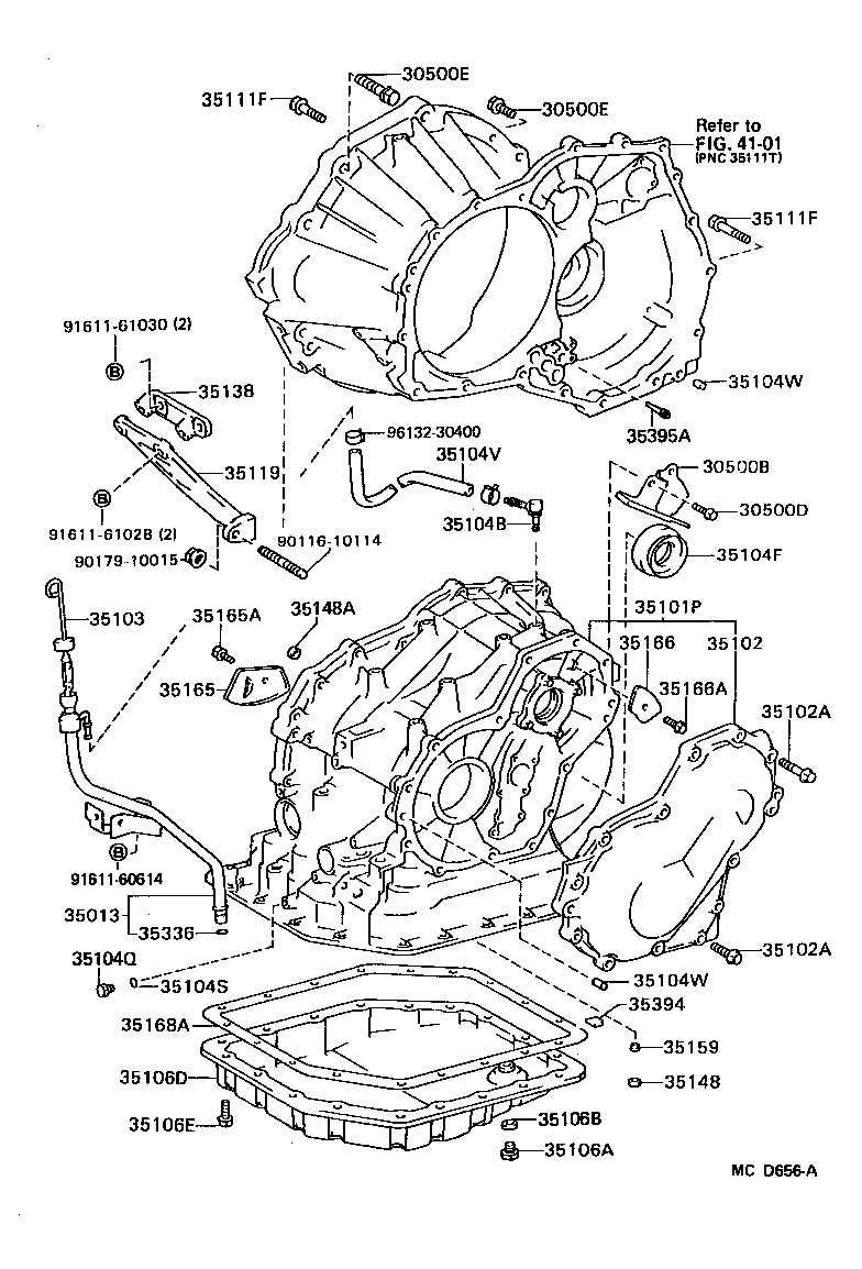 35013-17030 TUBE SUB-ASSY, TRANSMISSION OIL FILLER product image