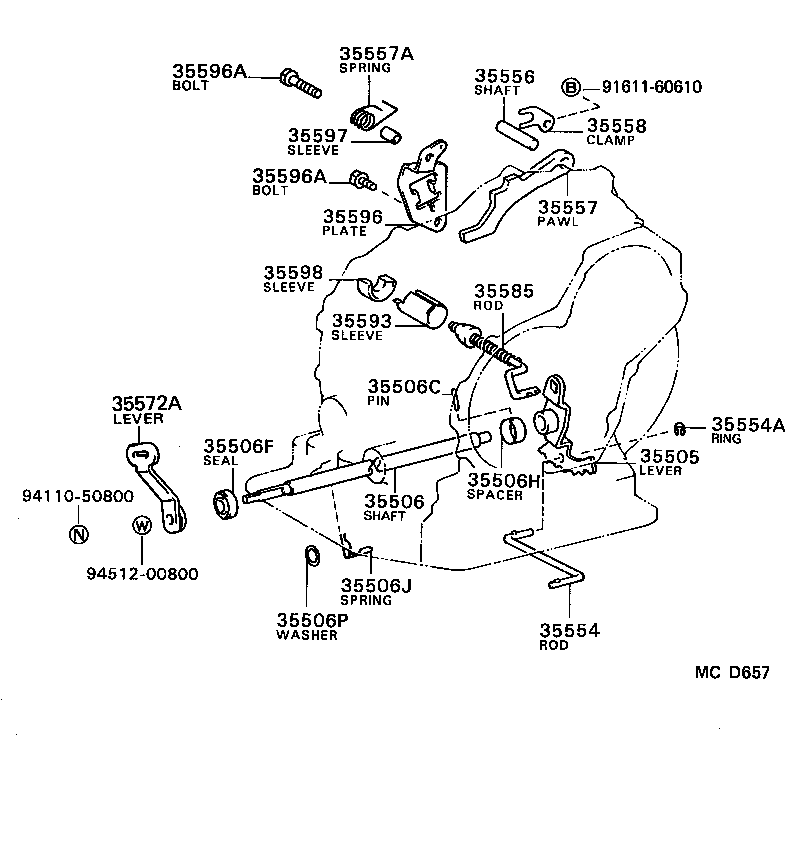 35520-17040 CABLE ASSY, THROTTLE product image