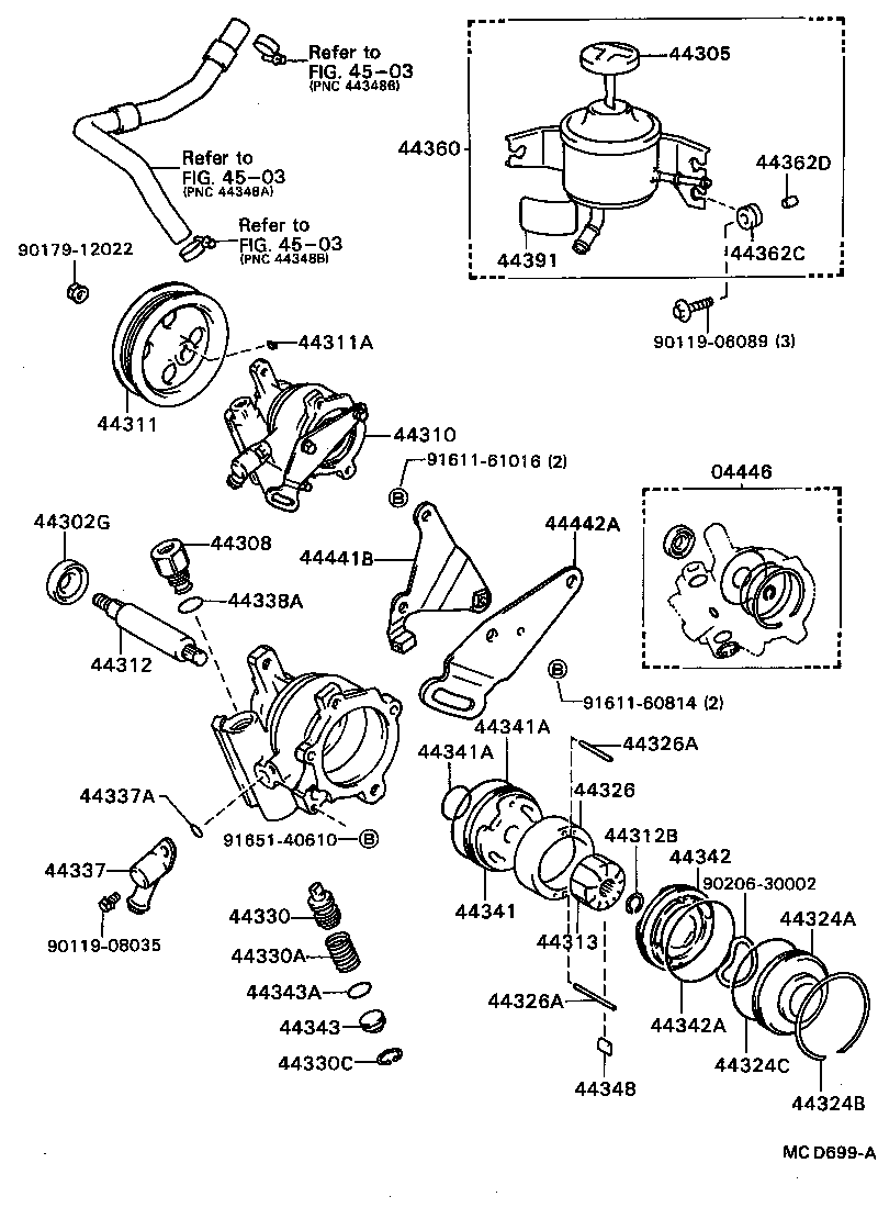 44320-16040 PUMP ASSY, VANE product image