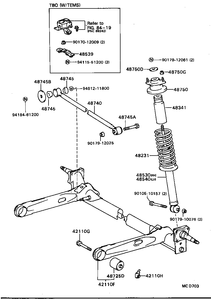 48231-16310 SPRING, COIL, REAR product image