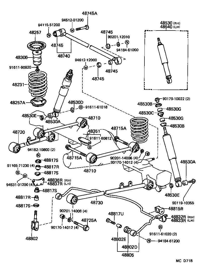 48231-22780 SPRING, COIL, REAR product image