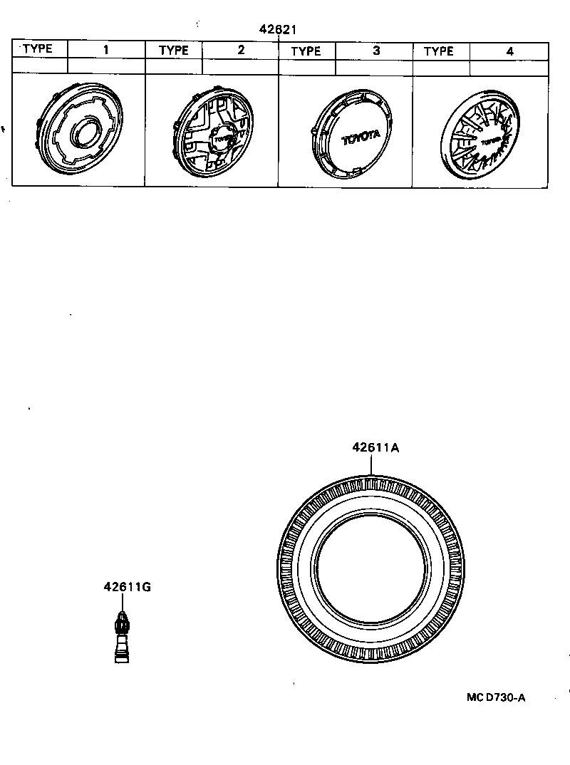 42602-28030 CAP, WHEEL product image