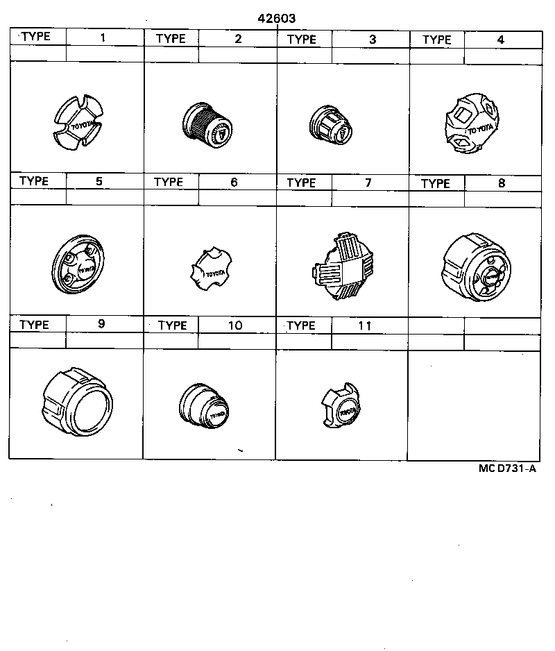 42602-28030 CAP, WHEEL product image
