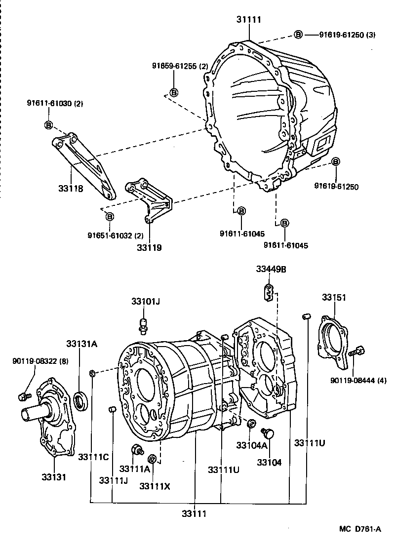31111-26020 HOUSING, CLUTCH product image