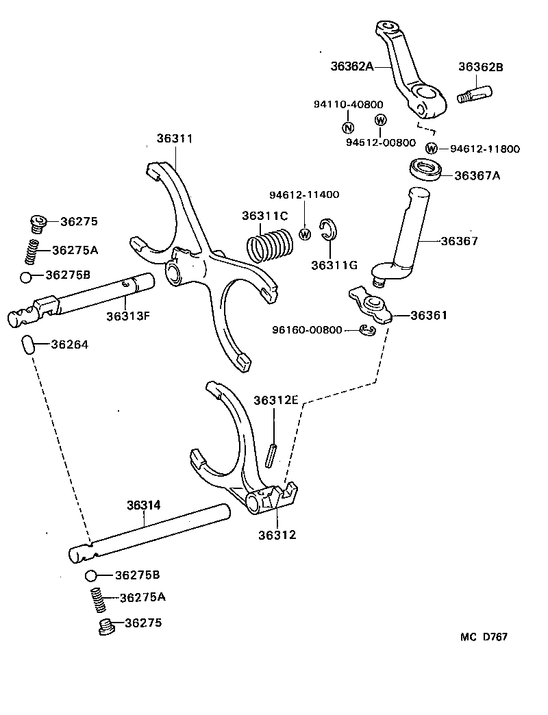36331-26010 BOOT, TRANSFER SHIFT LEVER product image