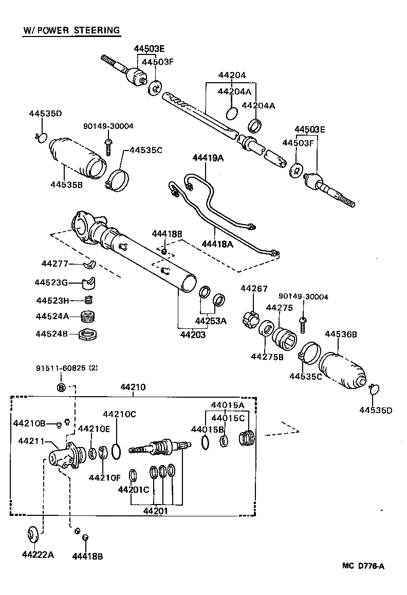 04044-26010 WARM KIT, POWER STEERING product image