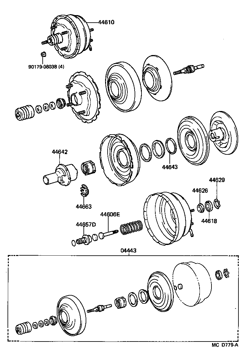 44758-26020 BRACKET, VACUUM CHECK VALVE product image
