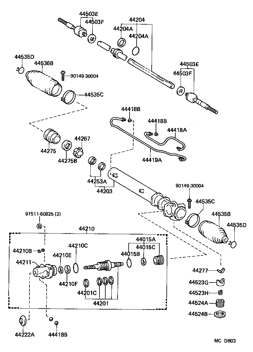 04044-26030 WARM KIT, POWER STEERING product image