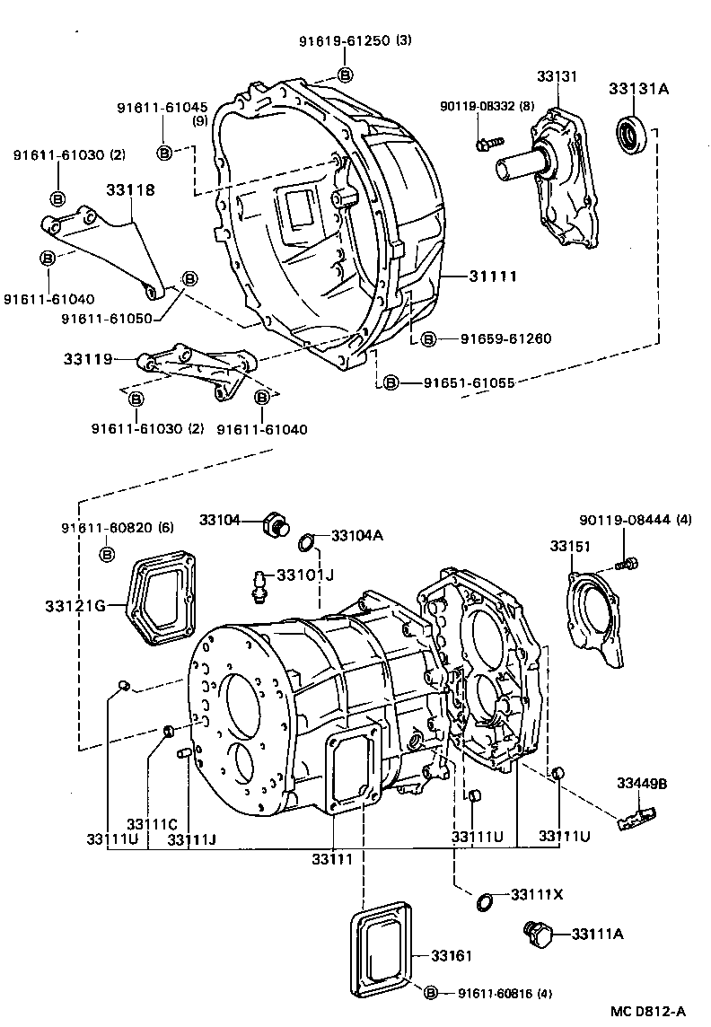 33121-35100 COVER, MANUAL TRANSMISSION CASE product image