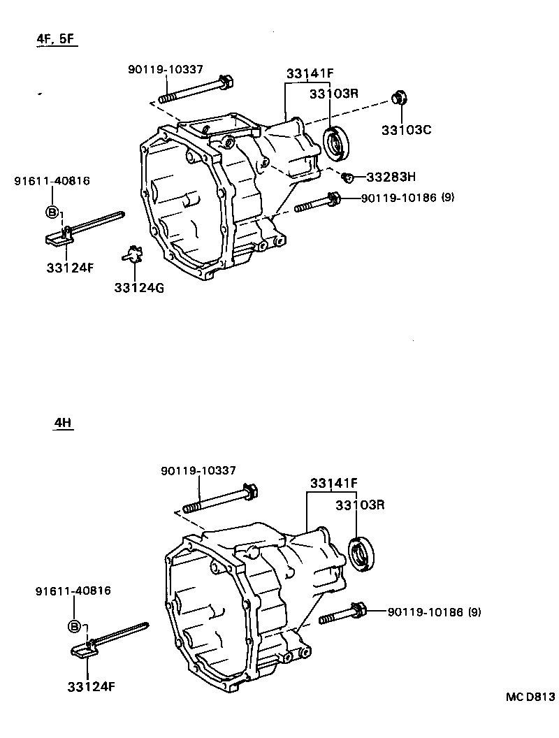 33124-35060 PIPE, OIL RECEIVER, NO.1(FOR EXTENSION HOUSING) product image
