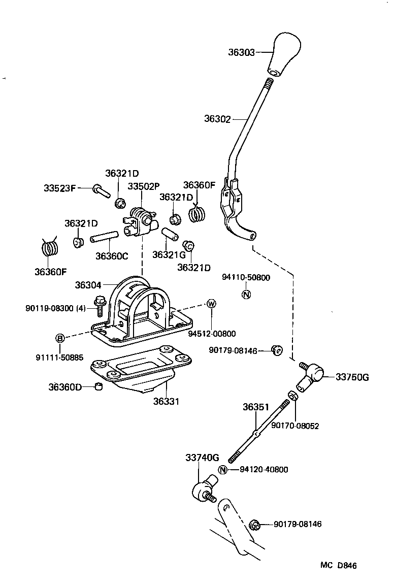 36331-26010 BOOT, TRANSFER SHIFT LEVER product image