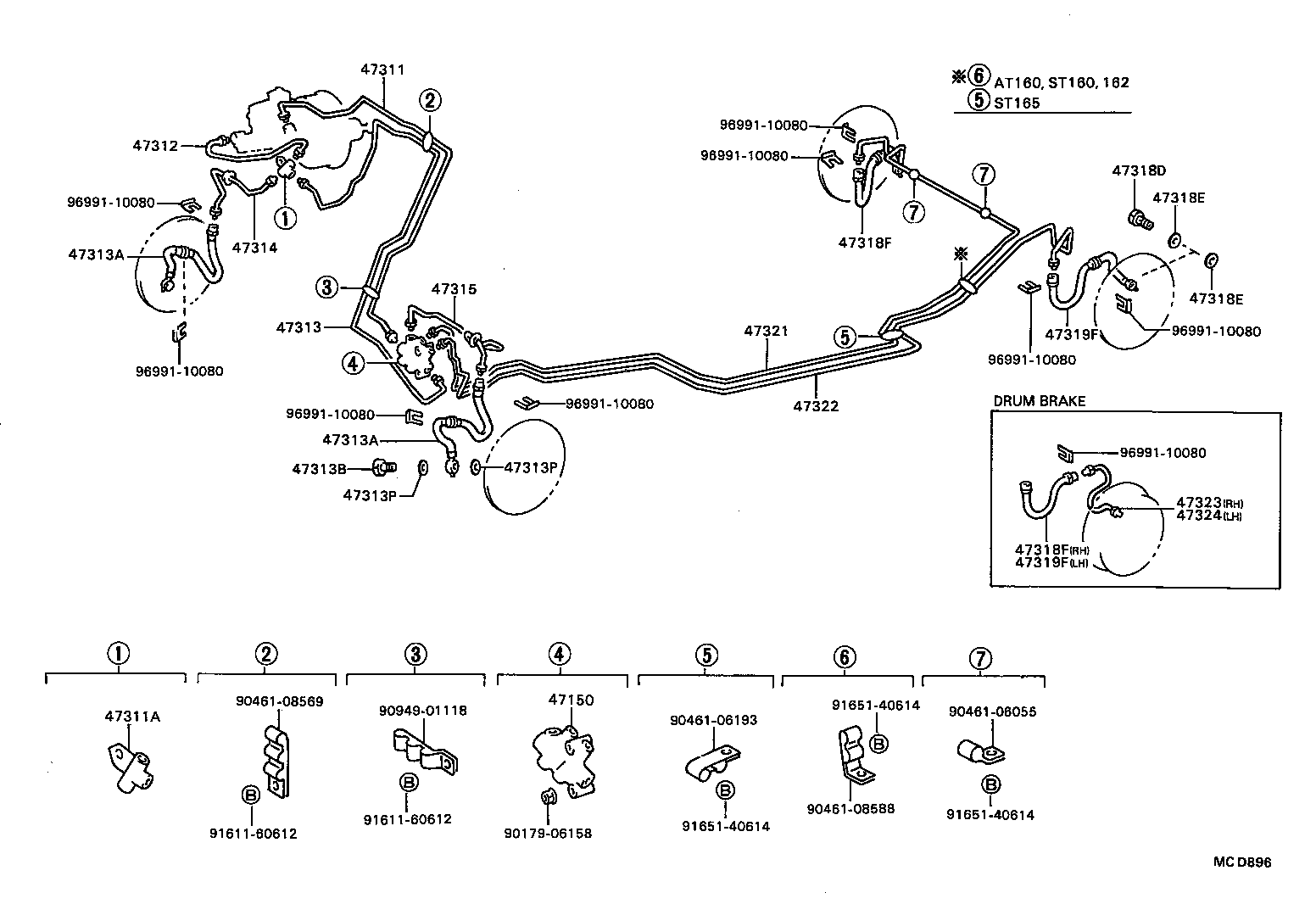 90947-02503 HOSE, FLEXIBLE(FOR REAR RH) product image
