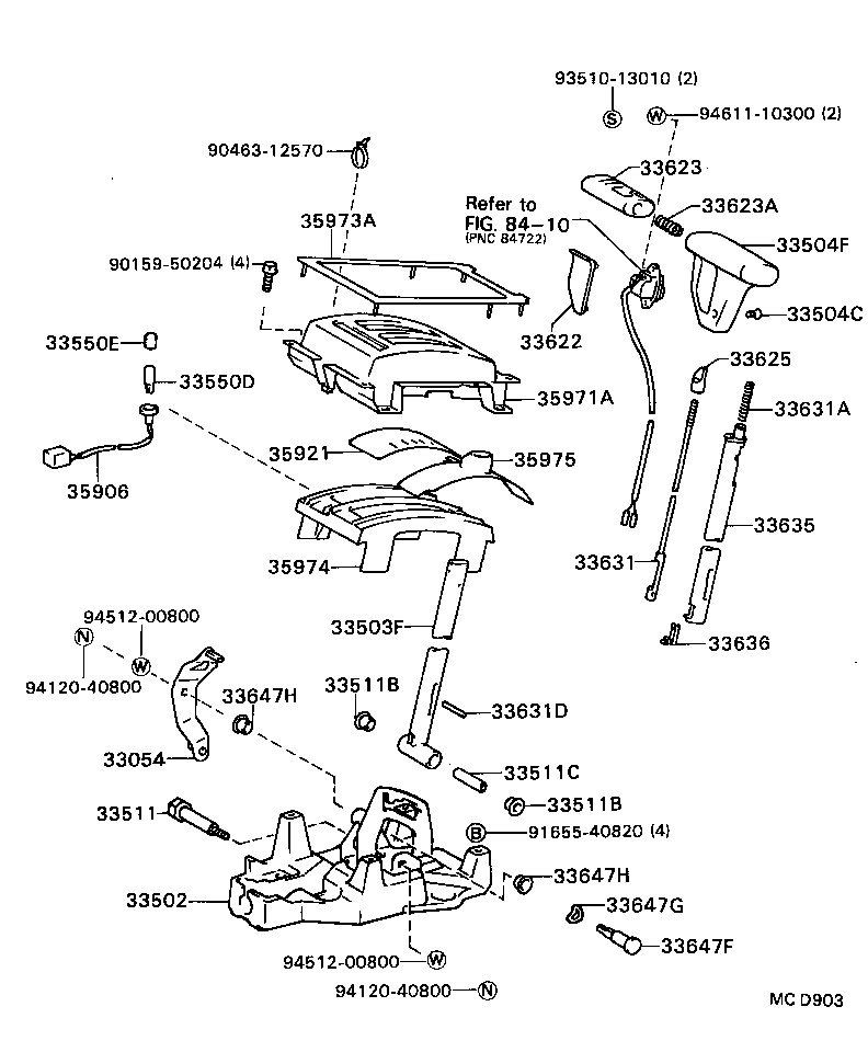 33054-32070 LEVER SUB-ASSY, SHIFT, NO.2(FOR FLOOR SHIFT) product image