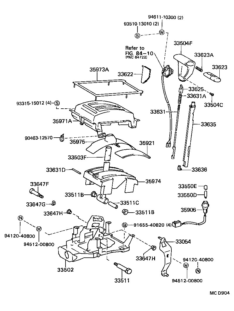 33054-32070 LEVER SUB-ASSY, SHIFT, NO.2(FOR FLOOR SHIFT) product image