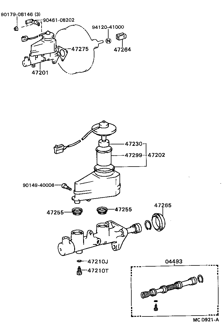 47230-32010 CAP ASSY, BRAKE MASTER CYLINDER RESERVOIR FILLER product image